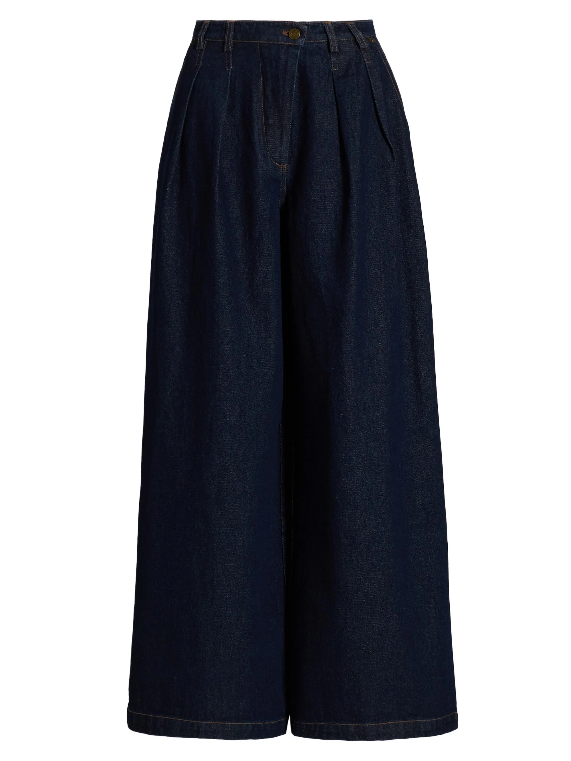 Women's Micah Denim Wide-Leg Pants - Indigo - 1