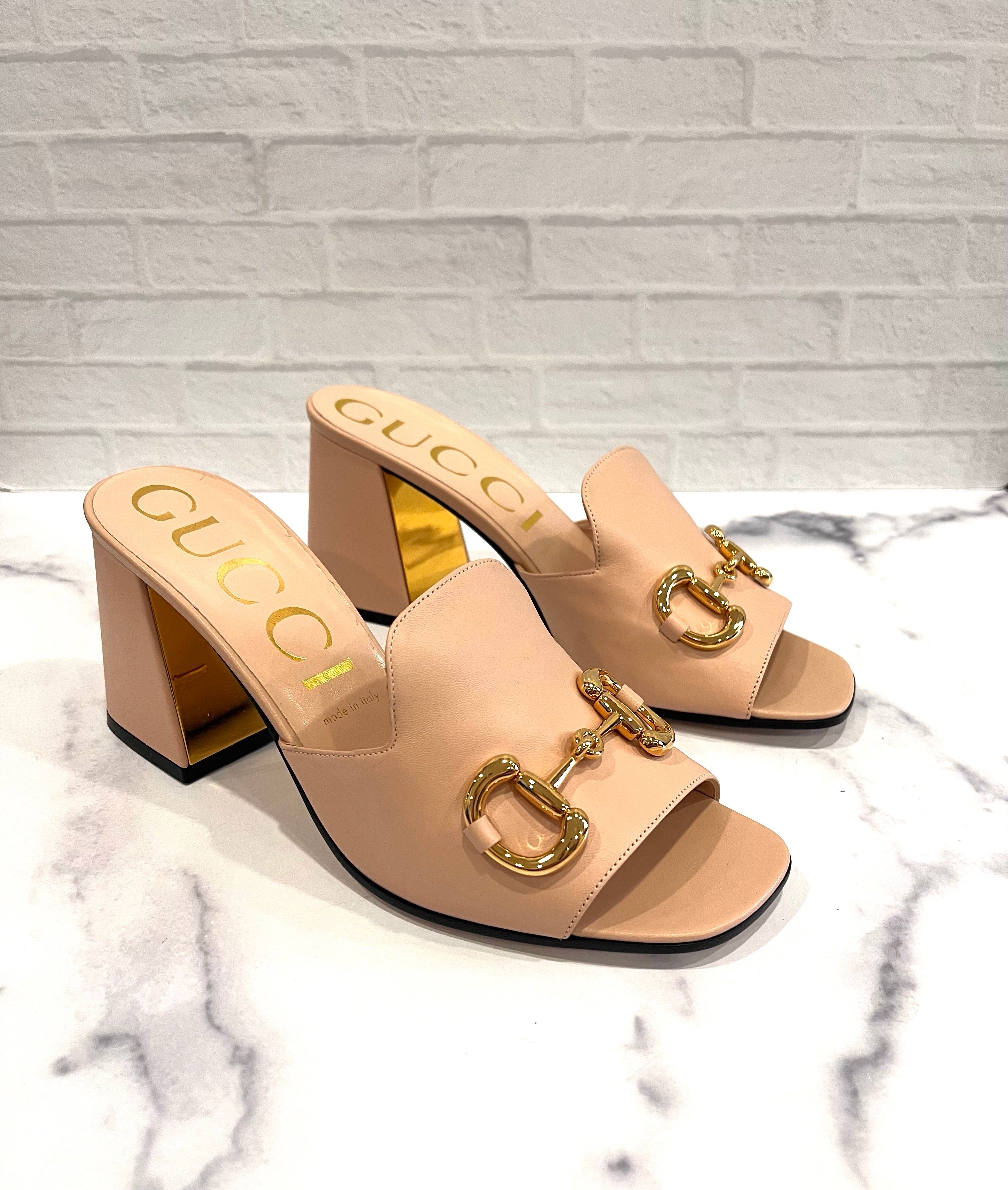 Gucci Horsebit Heel Mules - 3