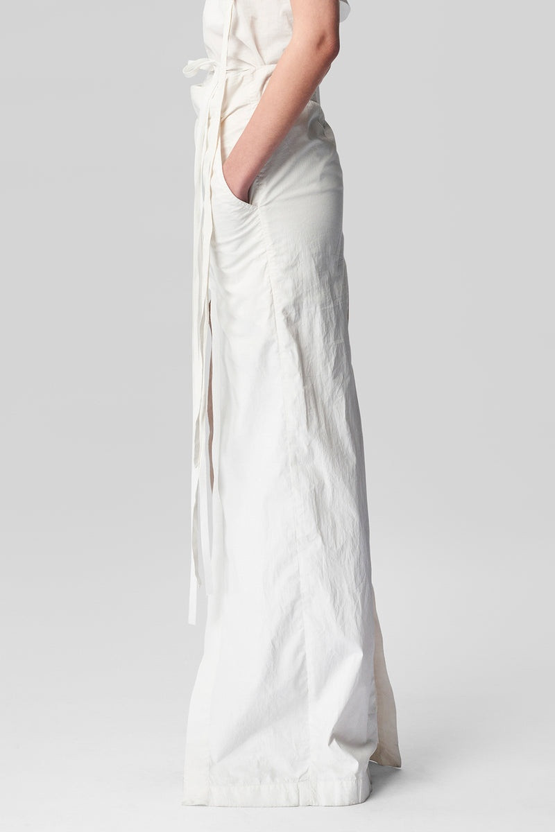 Ann Demeulemeester Odilie Slouchy Waist Straight Skirt outlook