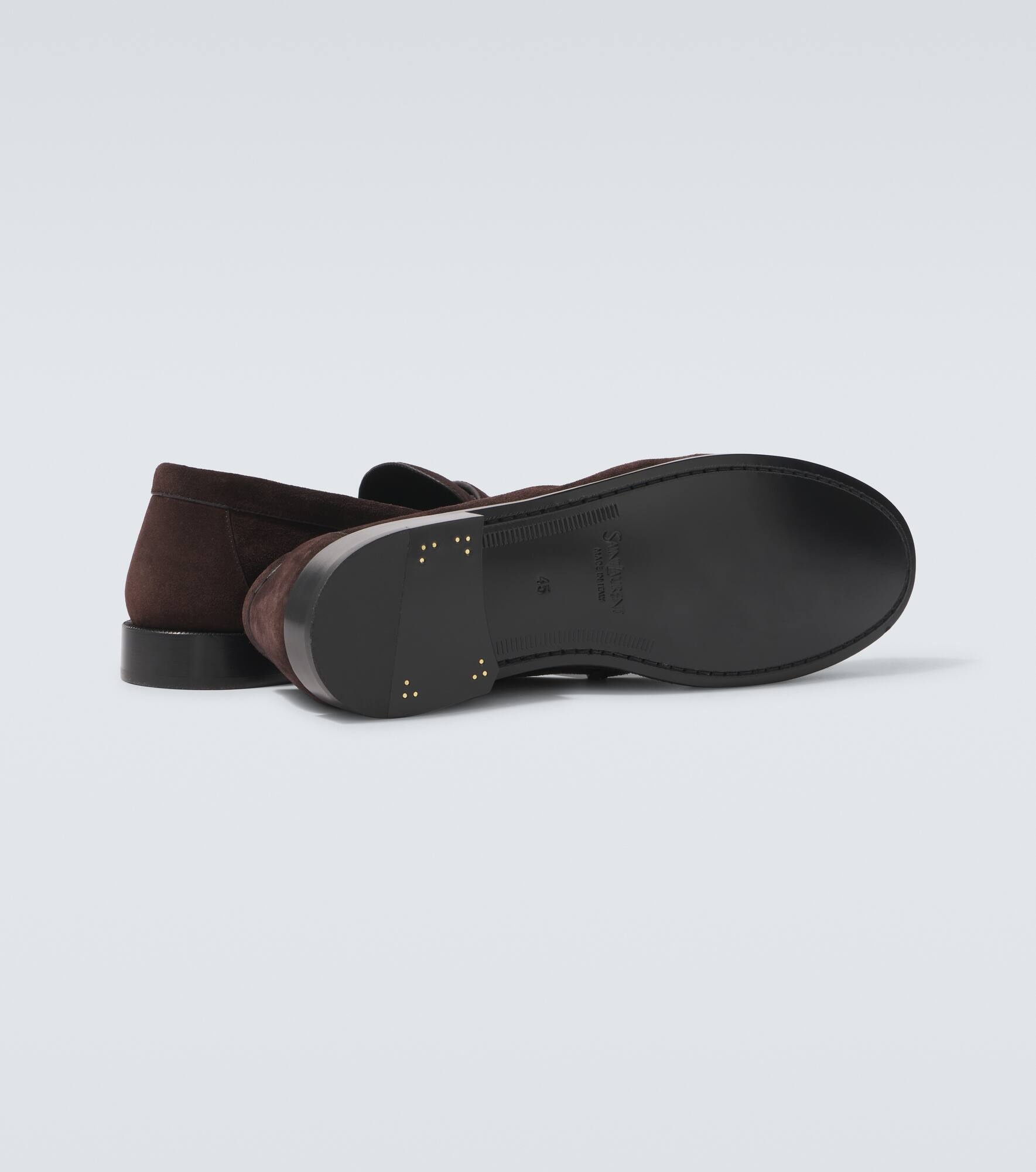 Le Loafer suede penny loafers - 7
