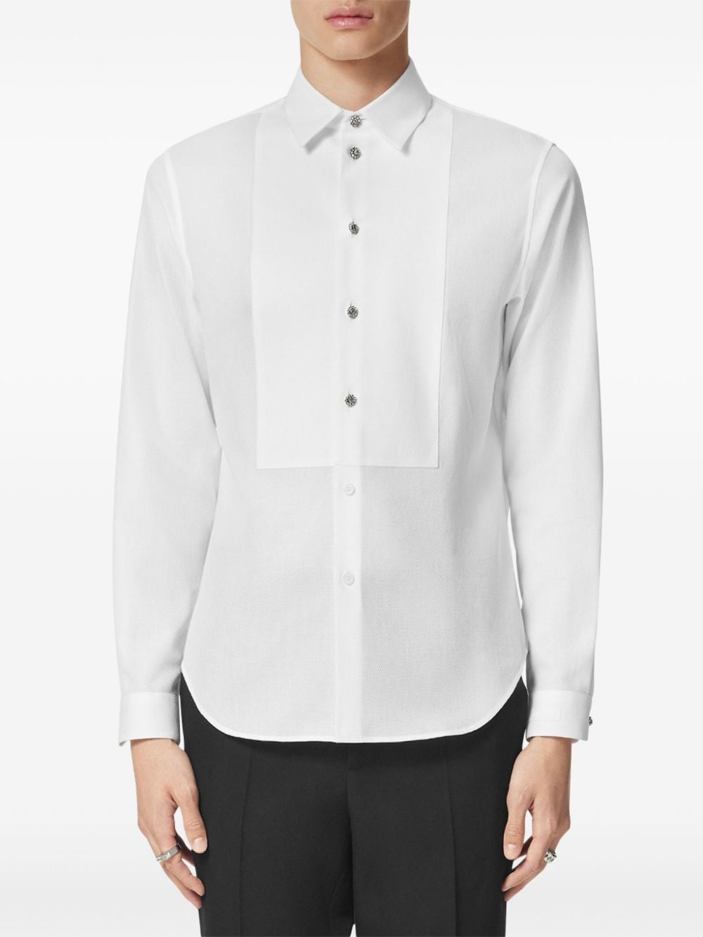 crystal piqué formal shirt - 3