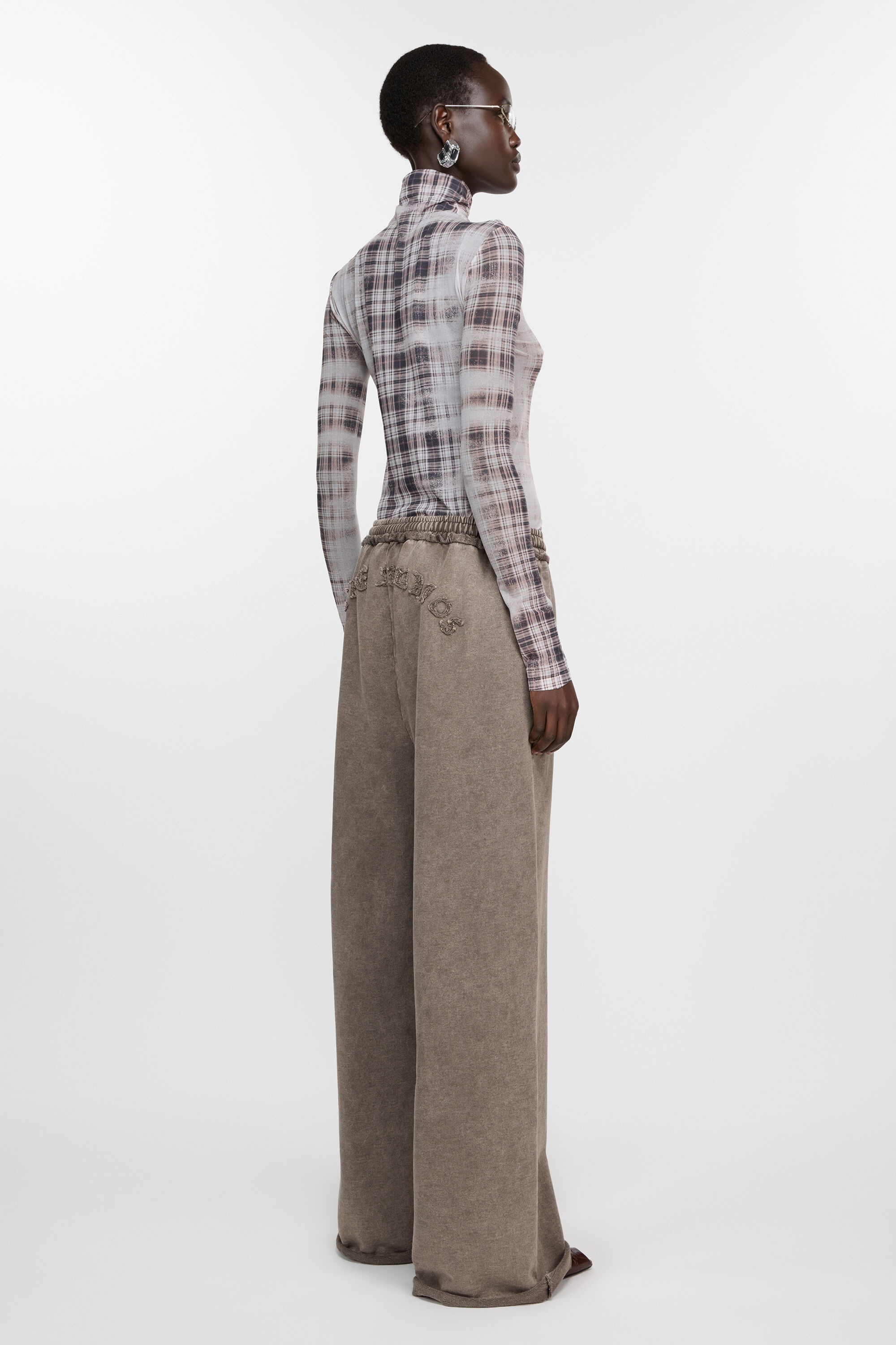 Logo sweatpants - Taupe Brown - 3