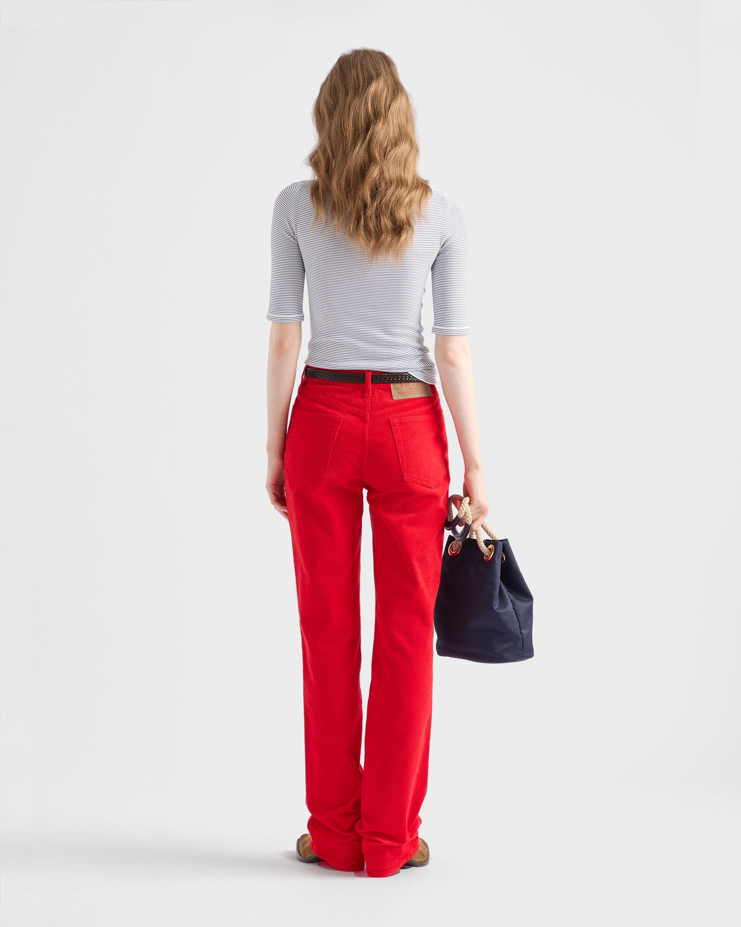Viscose boat neck sweater - 5