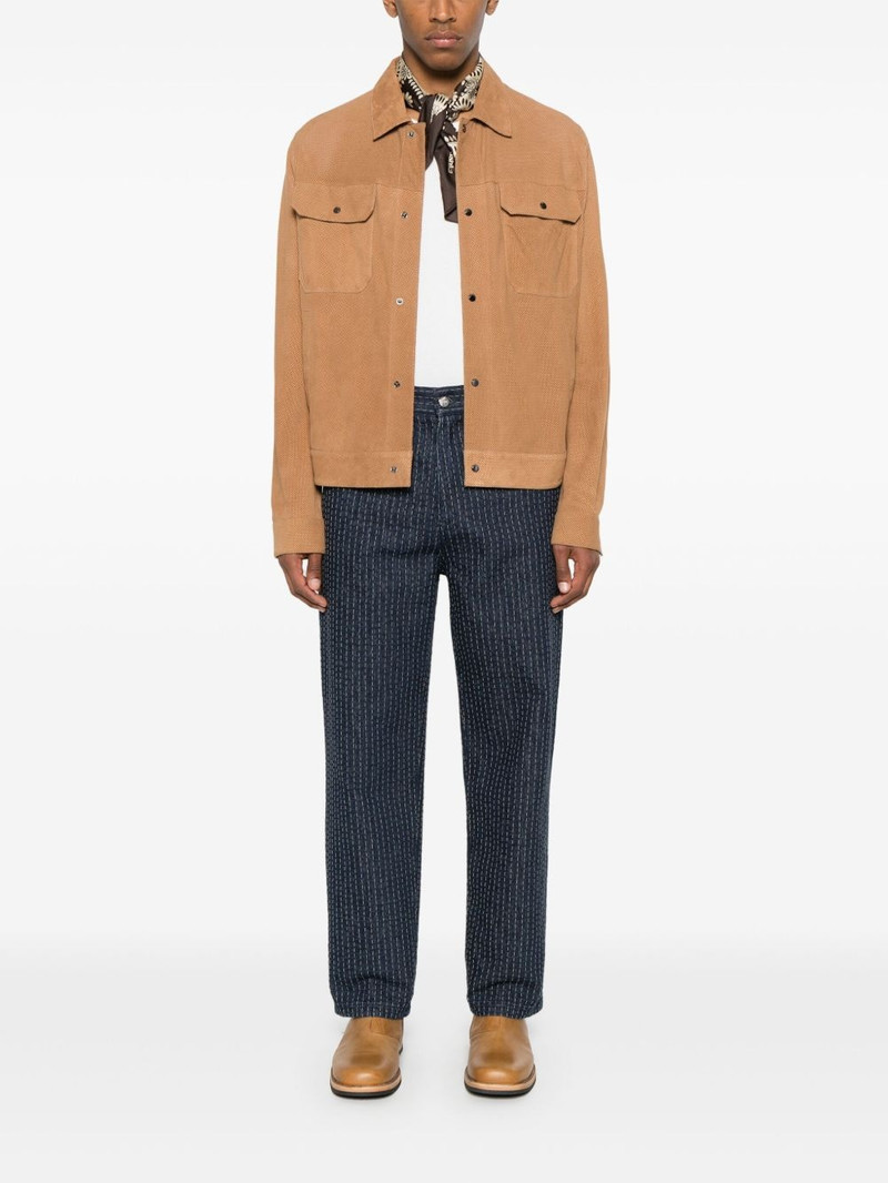 EMPORIO ARMANI suede shirt jacket outlook