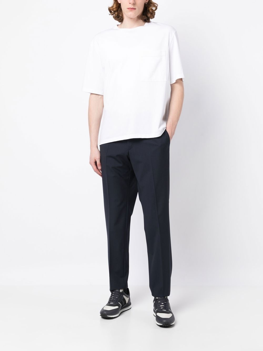straight-leg tailored trousers - 2