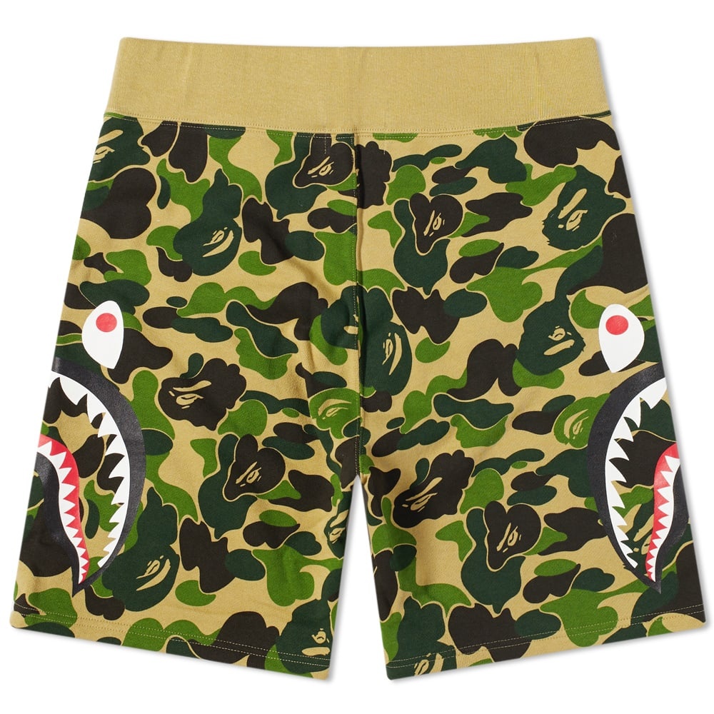 A Bathing Ape Big ABC Camo Side Shark Sweat Short - 2