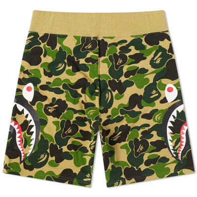 A BATHING APE® A Bathing Ape Big ABC Camo Side Shark Sweat Short outlook