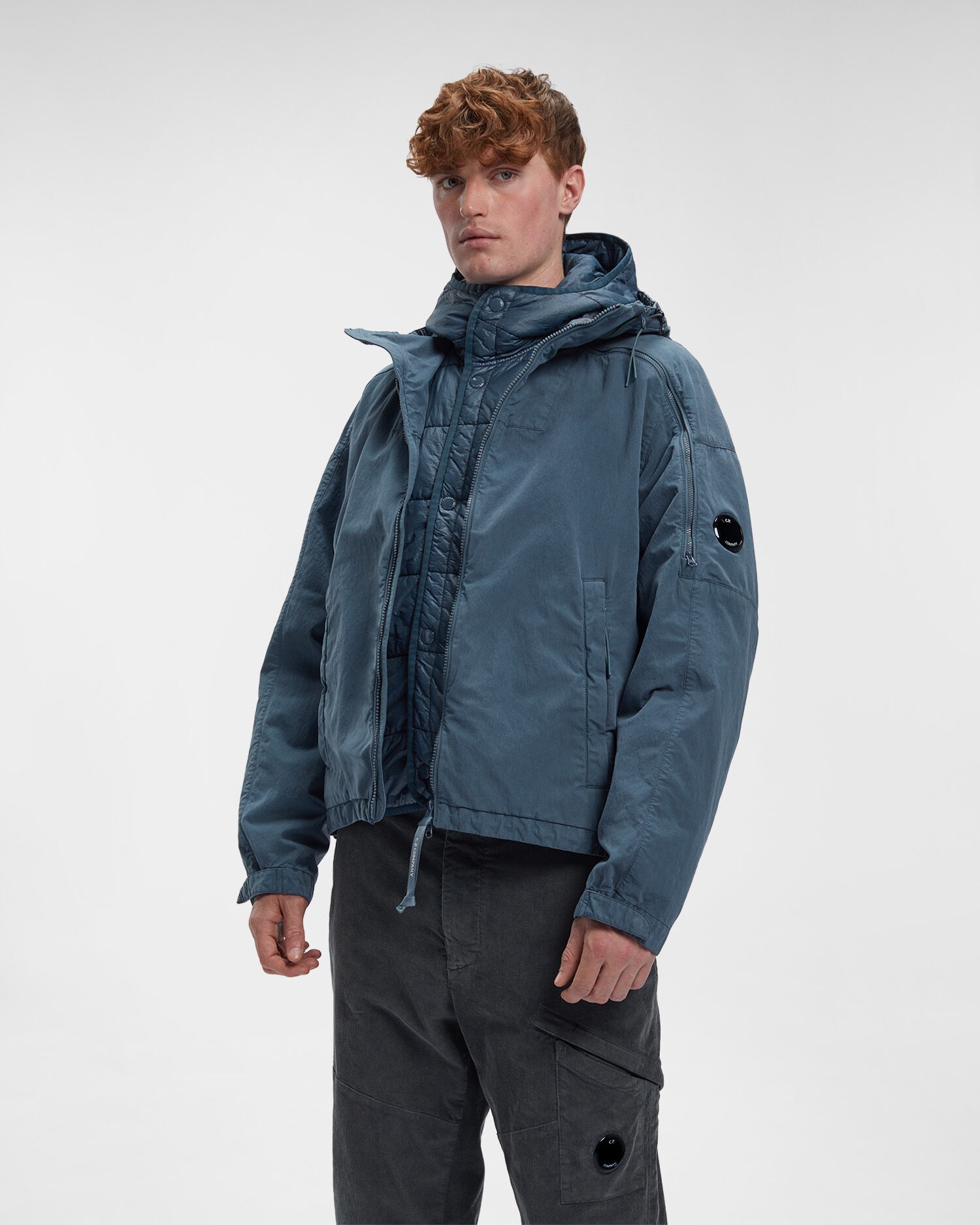 C.P. Company 50 Fili Gommata Hooded Jacket | REVERSIBLE C.P. Company 50 Fili Gommata Hooded Jacket | REVERSIBLE