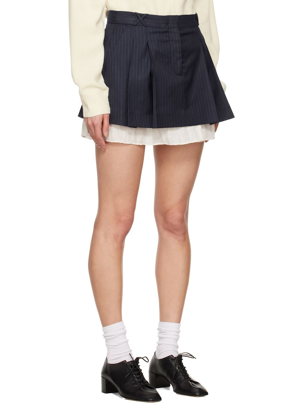 Navy Denver Miniskirt - 2