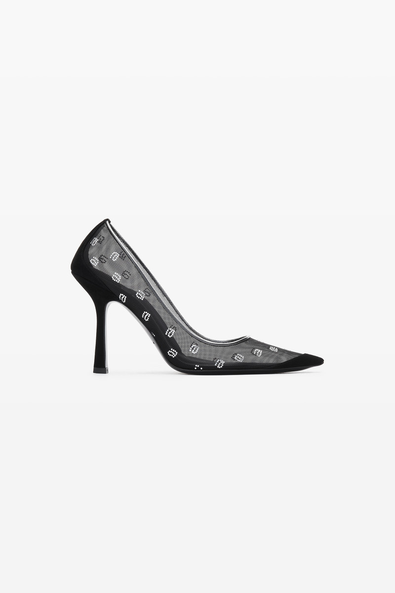 DELPHINE 105 PUMP IN MESH/CRYSTAL 1