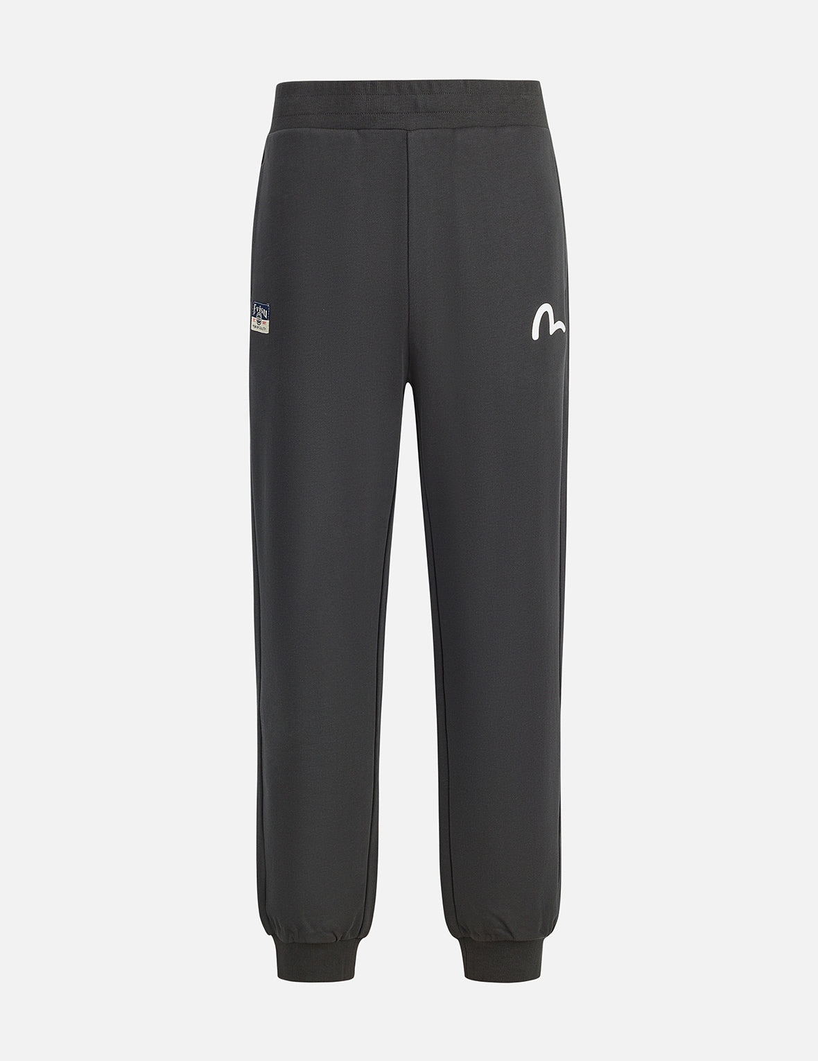 Spray-dyed Seagull and Logo Print Straight Fit Sweatpants - 2