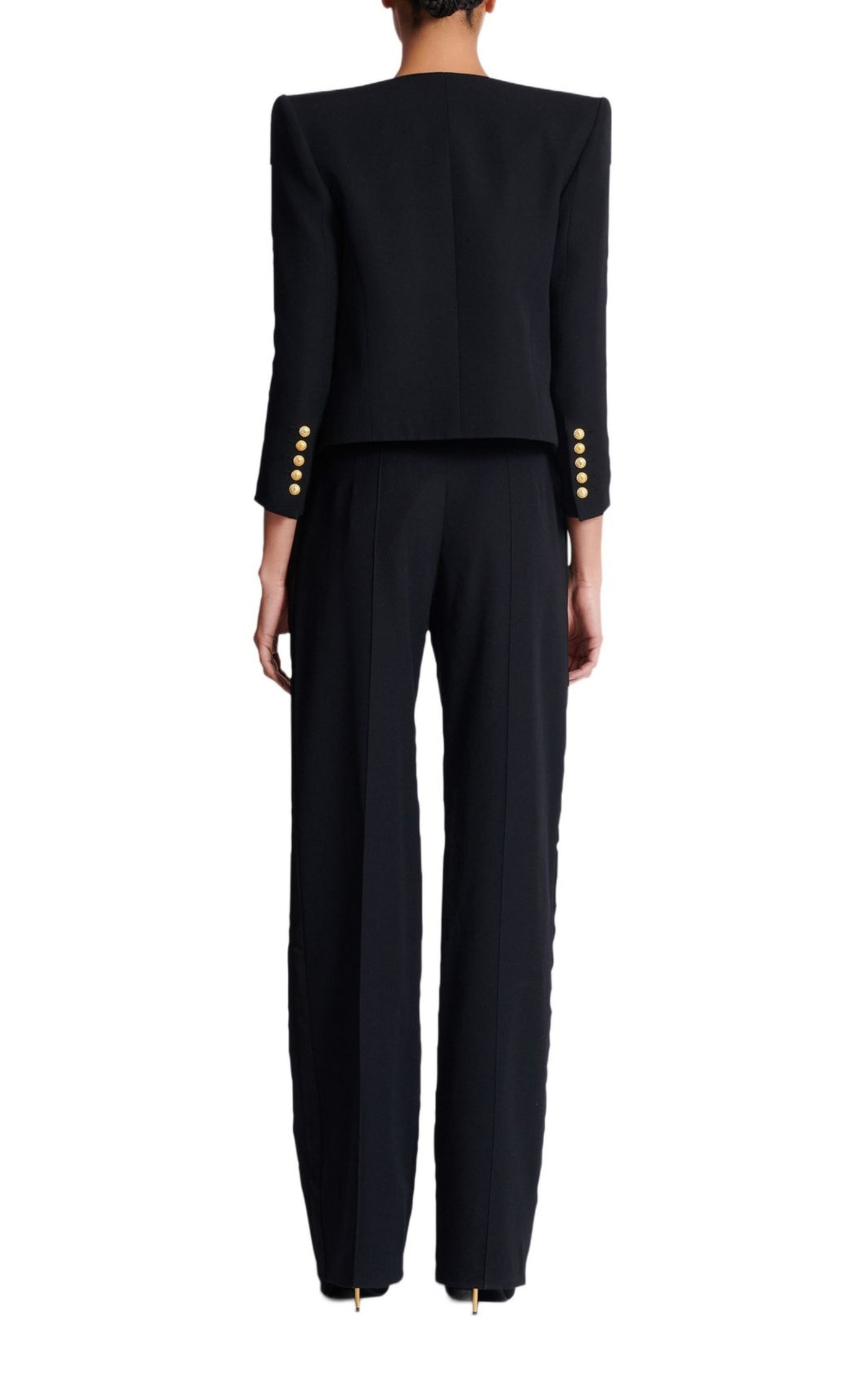 Edge-to-edge 6-button jacket - 4