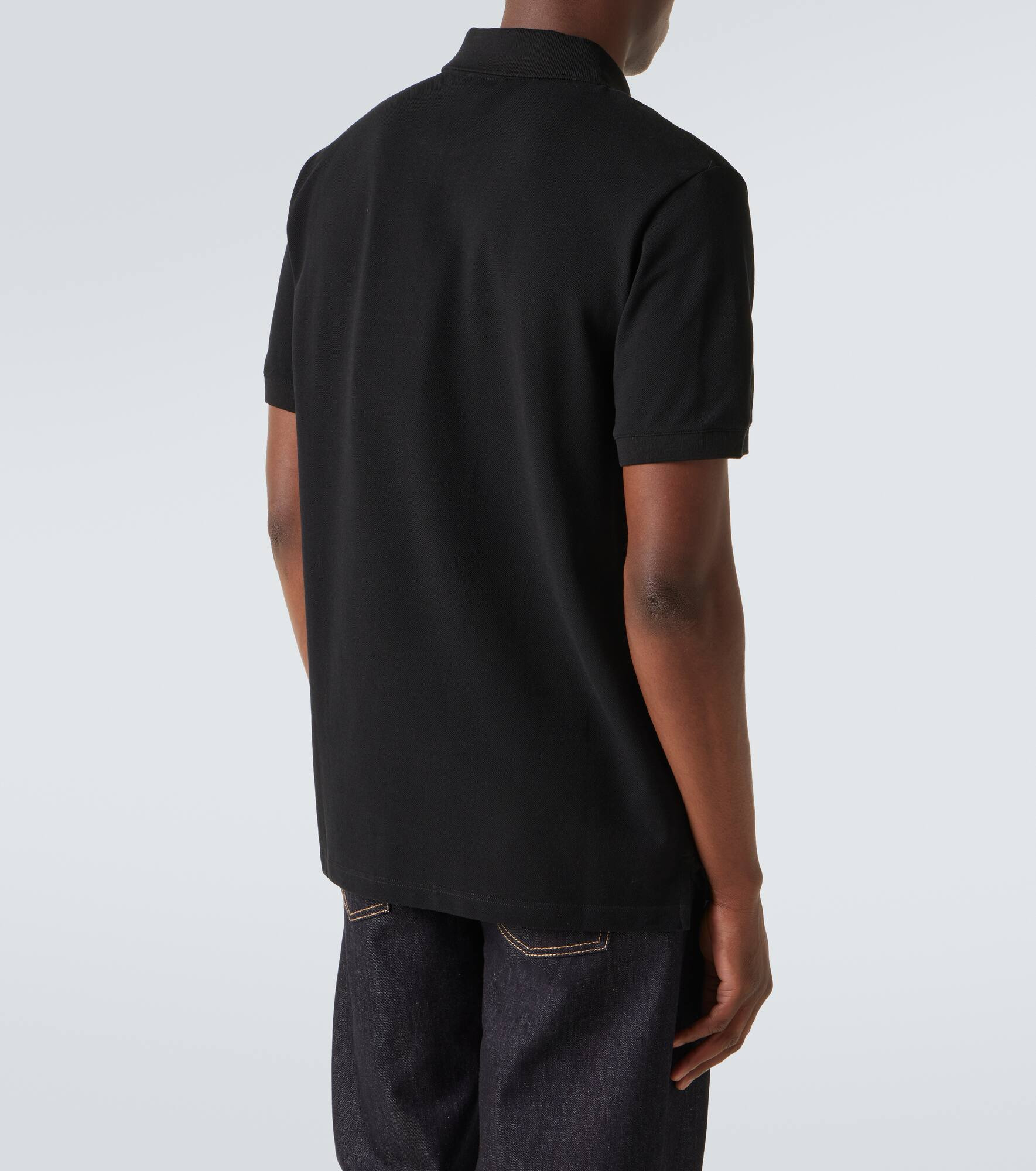 Logo cotton polo shirt - 4