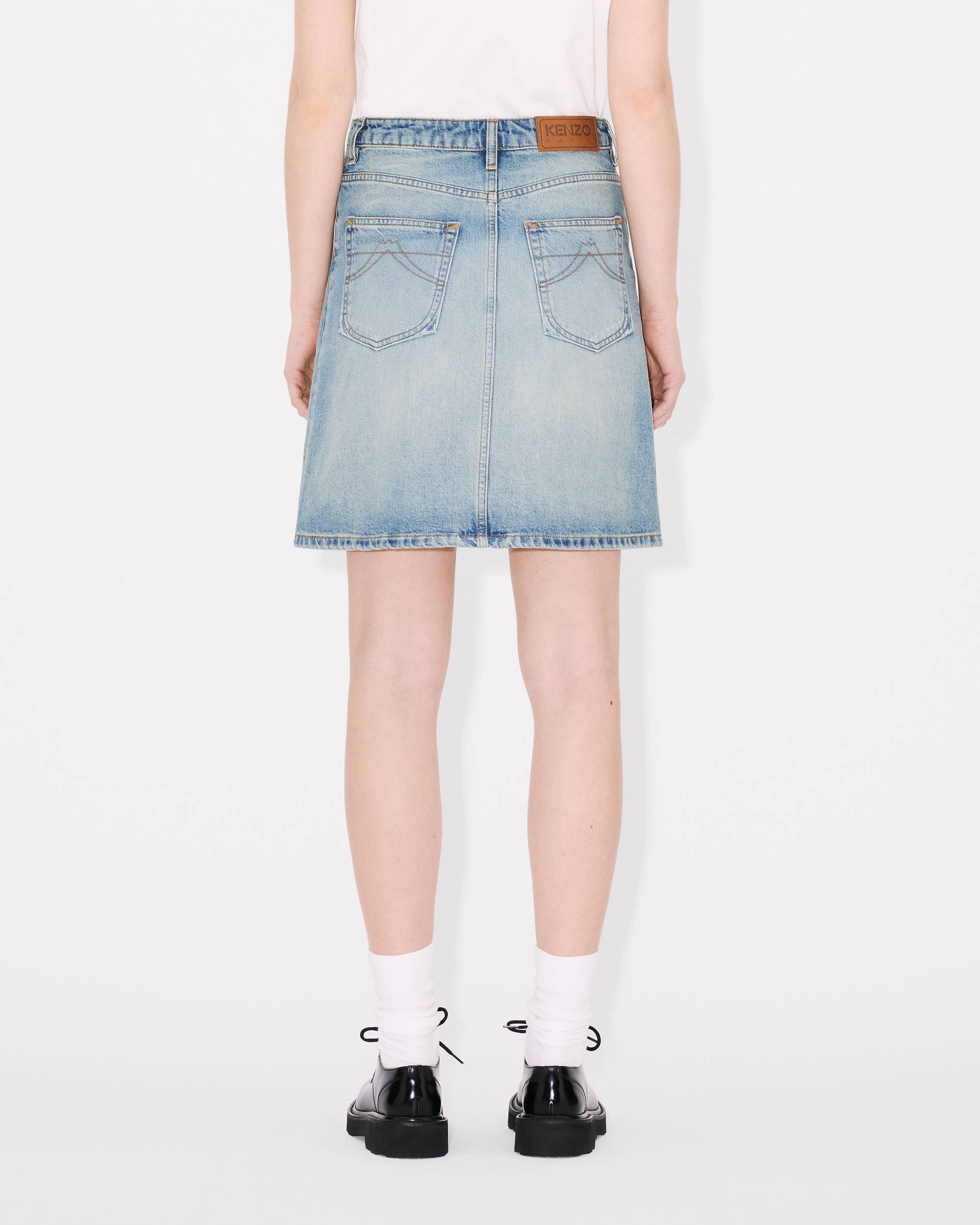 Short skirt in japanese denim - 5