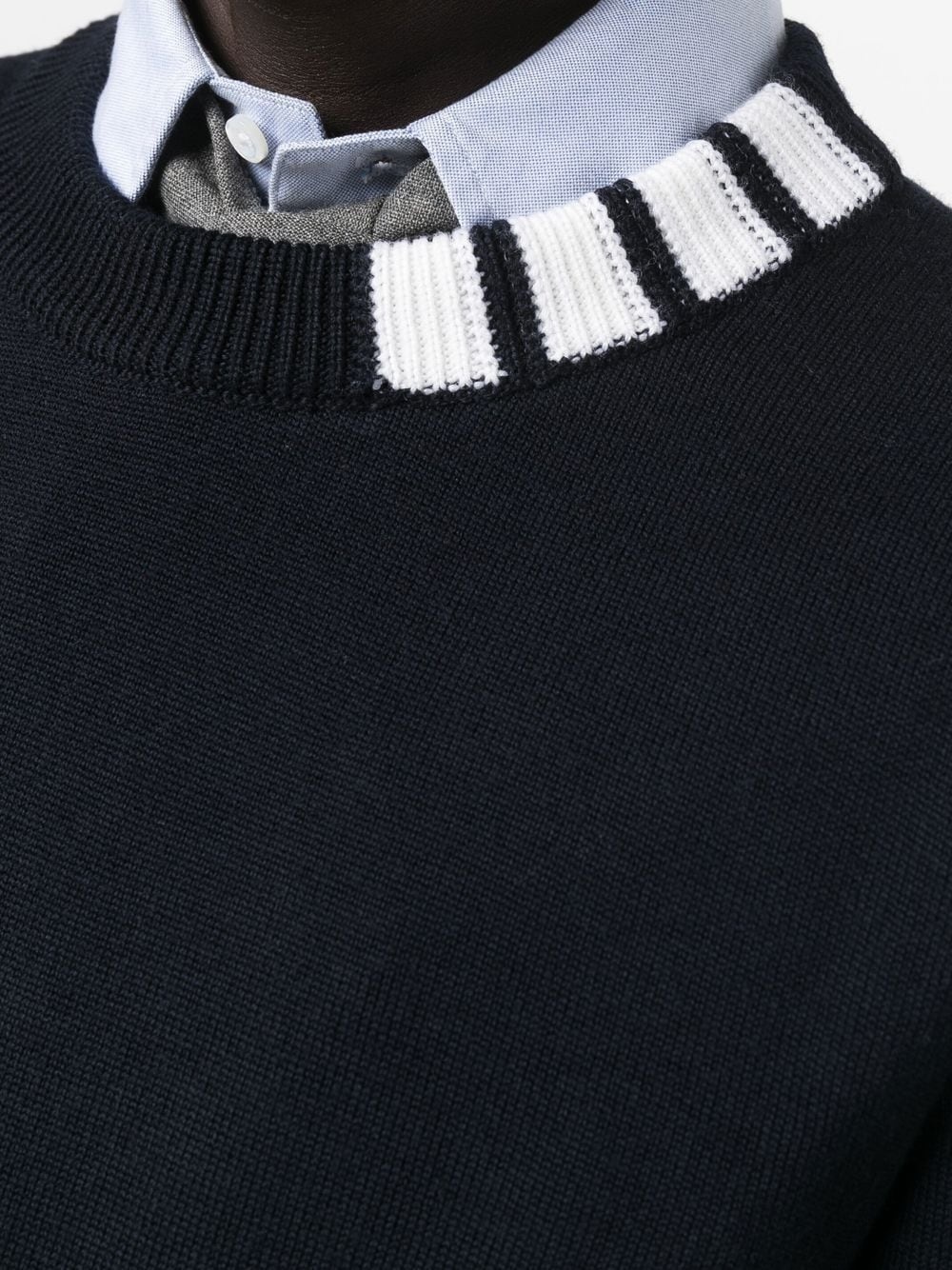 4-bar crew-neck jumper - 5