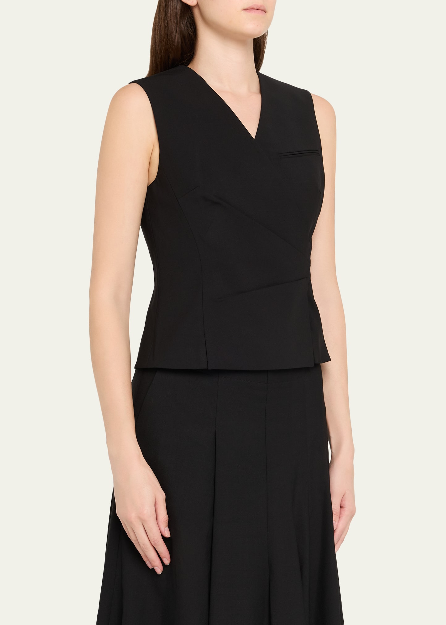 Shrunken Wrap Vest - 4