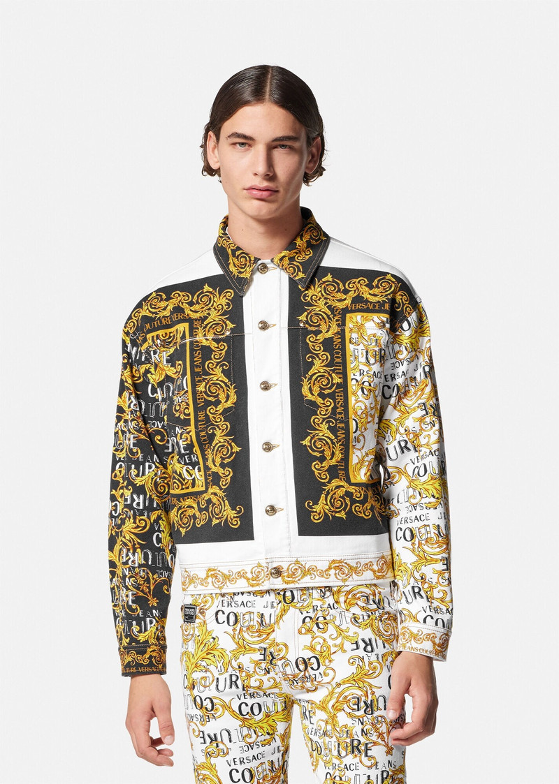 Logo Couture Denim Jacket 3