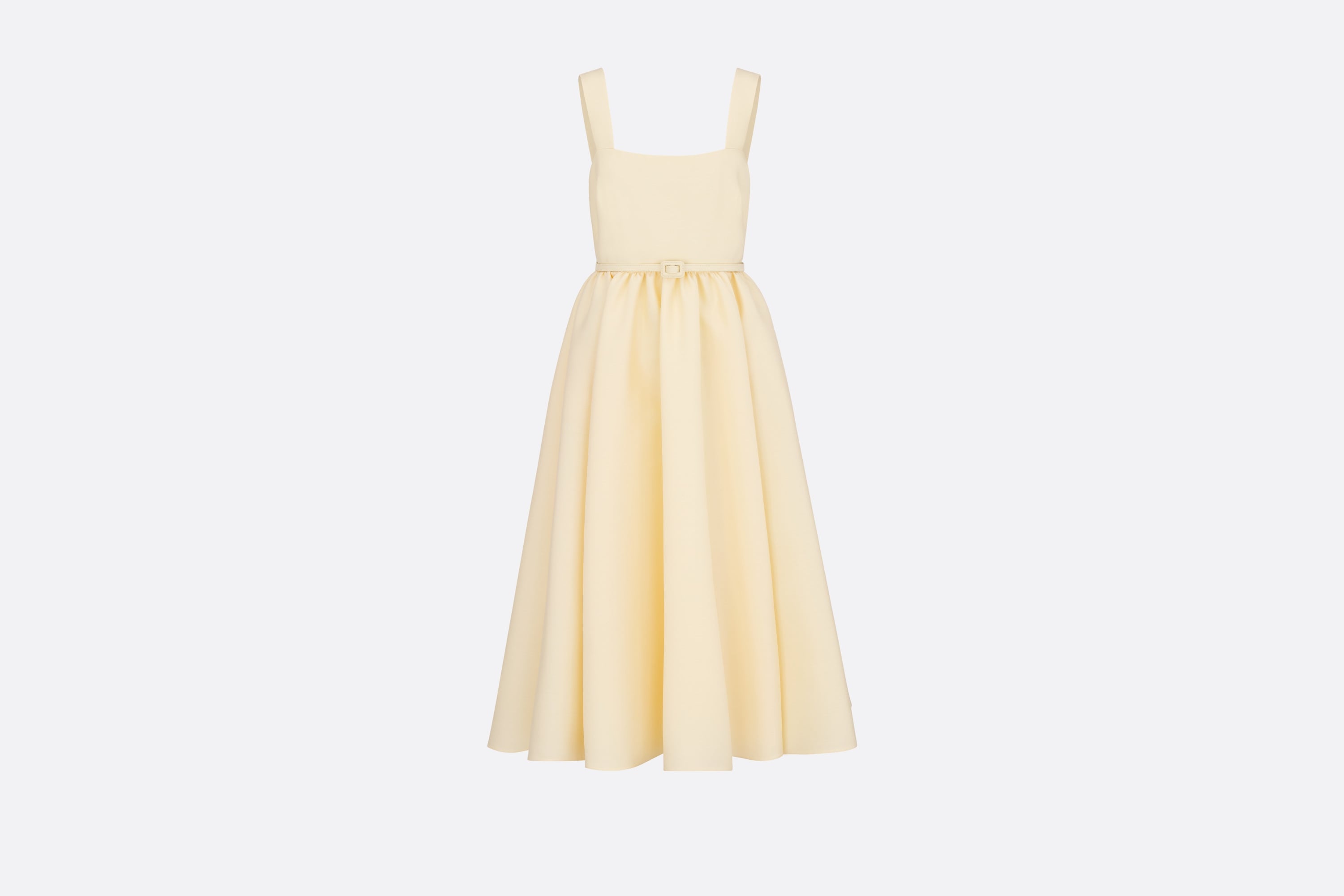 Belted Mid-Length Dress - 1