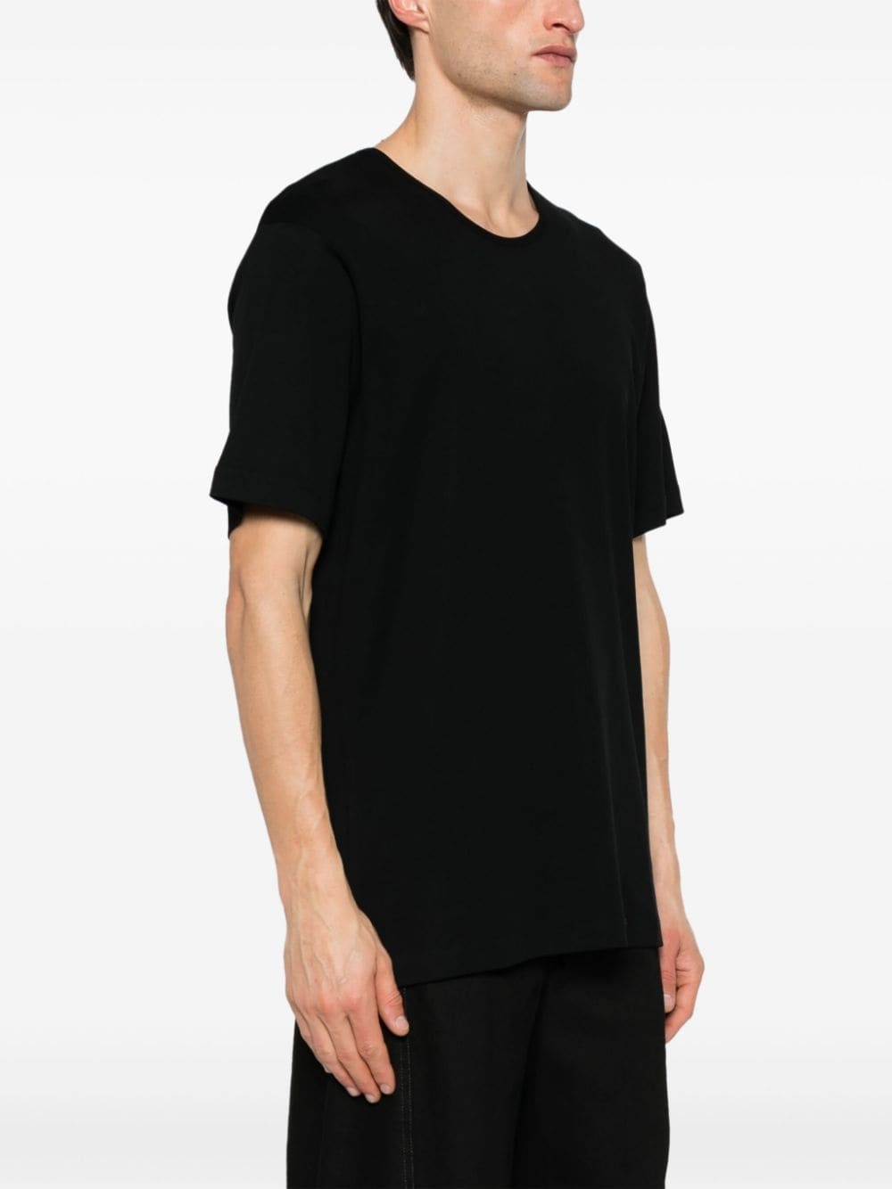 ribbed cotton T-shirt - 3