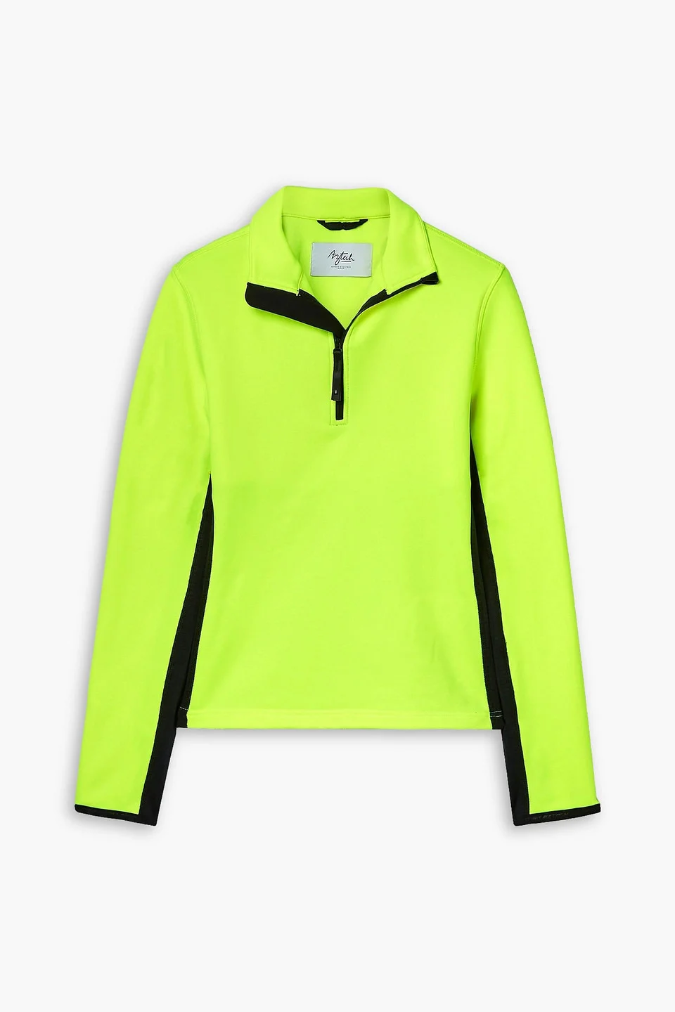 Paneled stretch and ripstop sweatshirt - 1