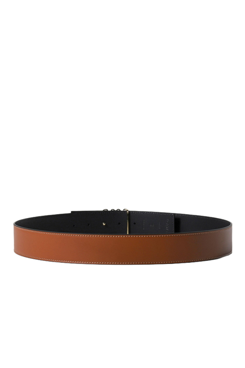 Loewe REVERSIBLE ANAGRAM BELT 4CM / TAN BLK GLD outlook