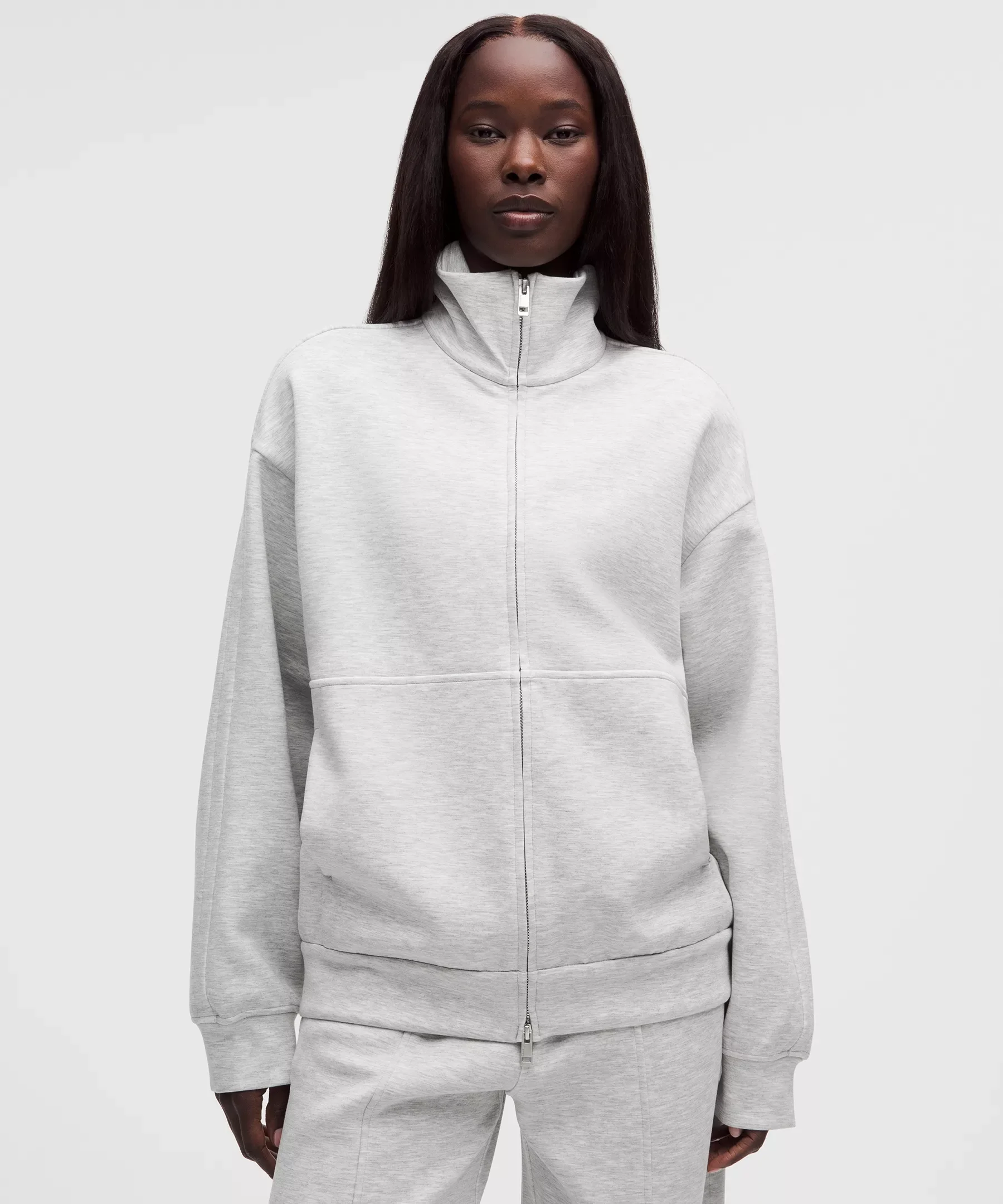 Smooth Spacer Oversized Full Zip - 1