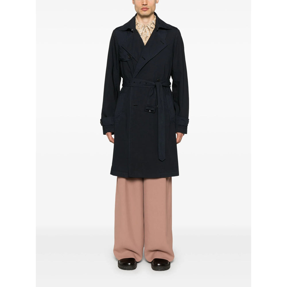 Dries Van Noten Blue Coats - Trench Coats Men - 4