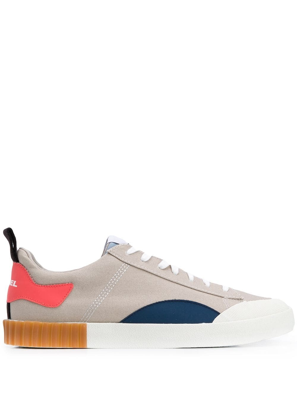 logo colour-block sneakers - 1