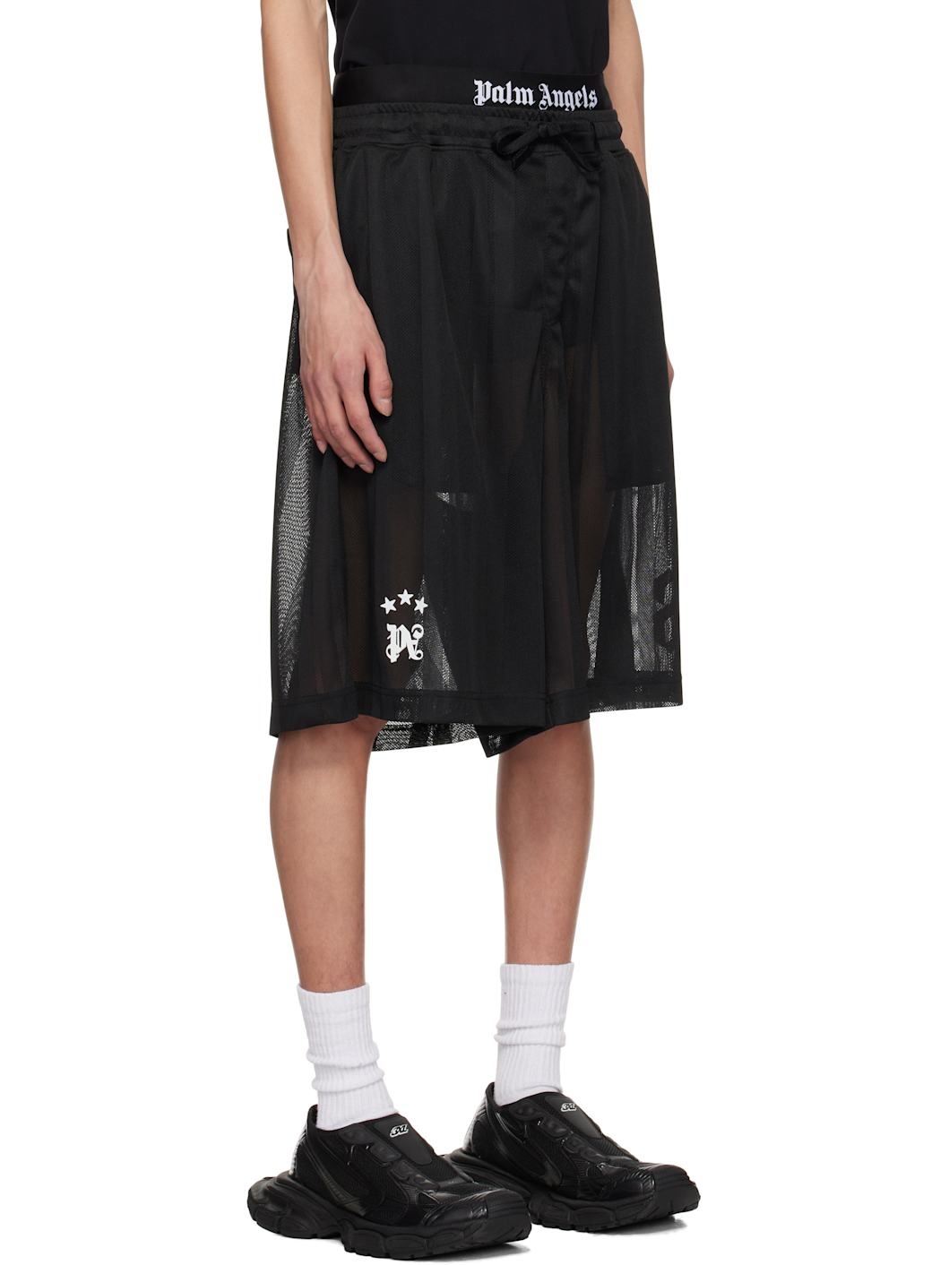 Black Palm Sport Shorts - 2