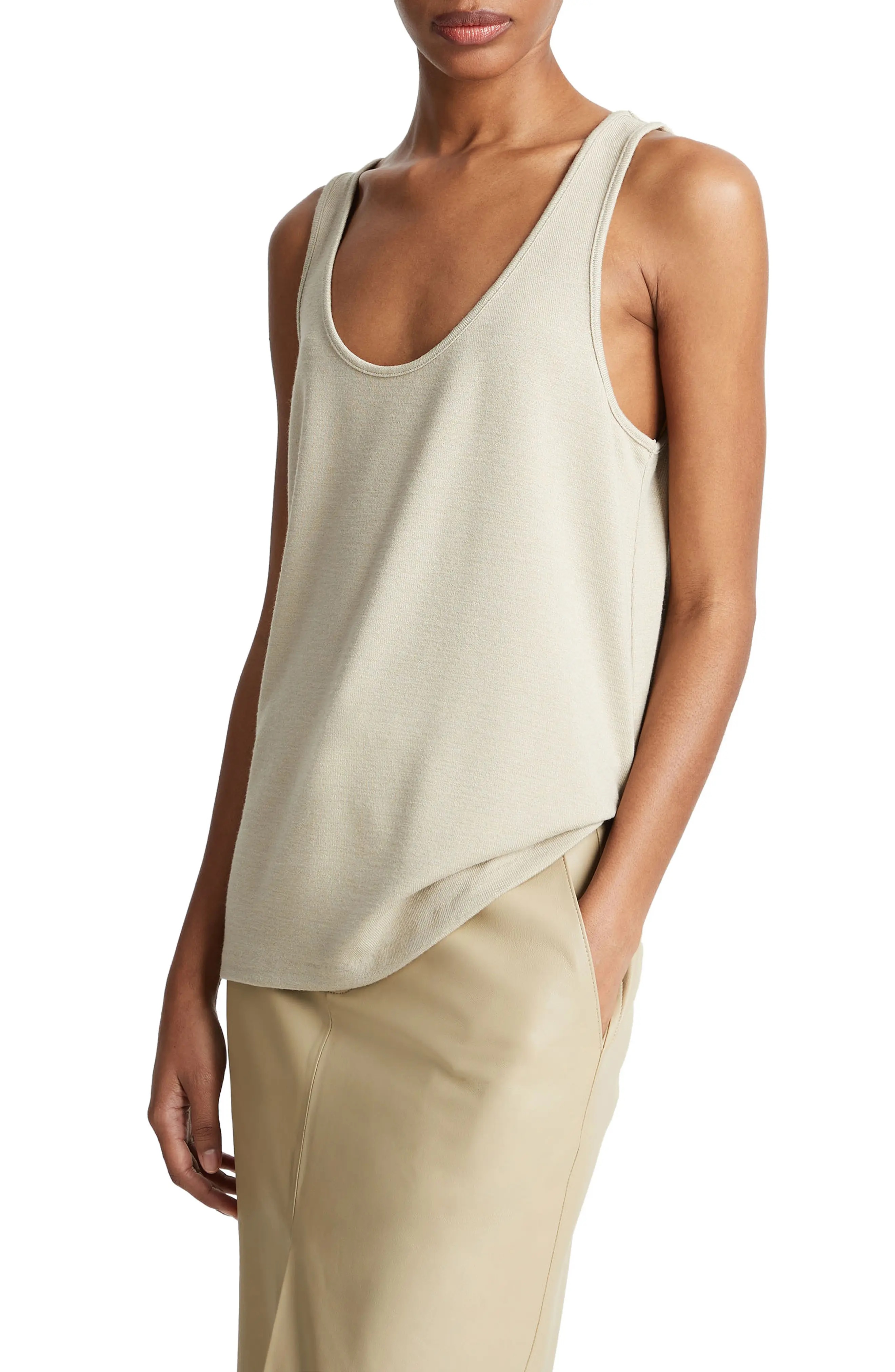 Relaxed Scoop Neck Tank - 3