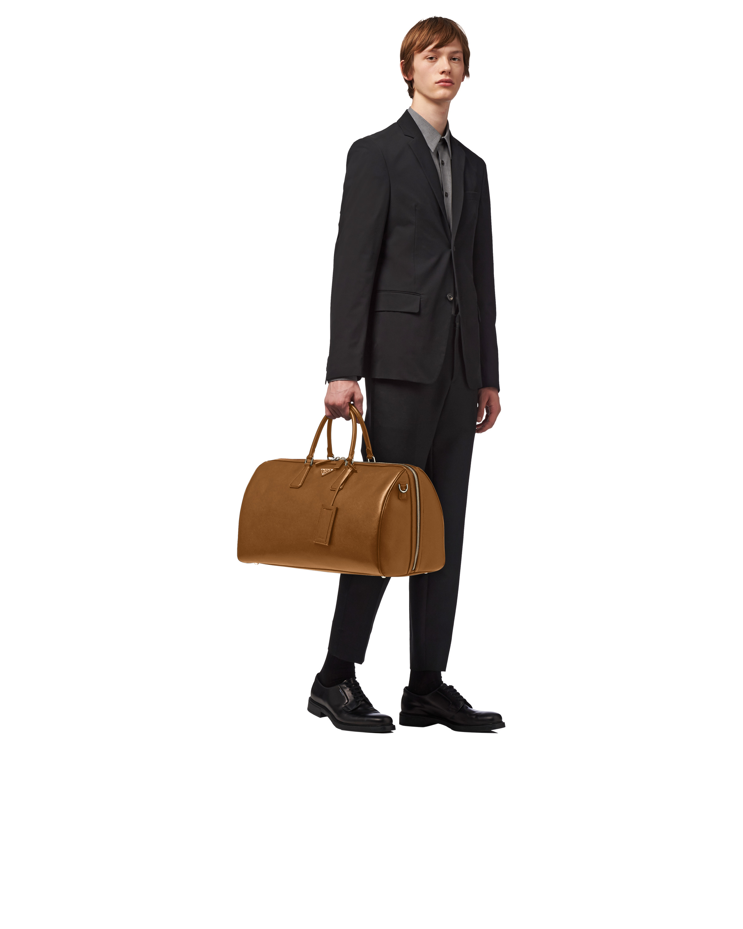 Saffiano Leather Travel Bag - 7