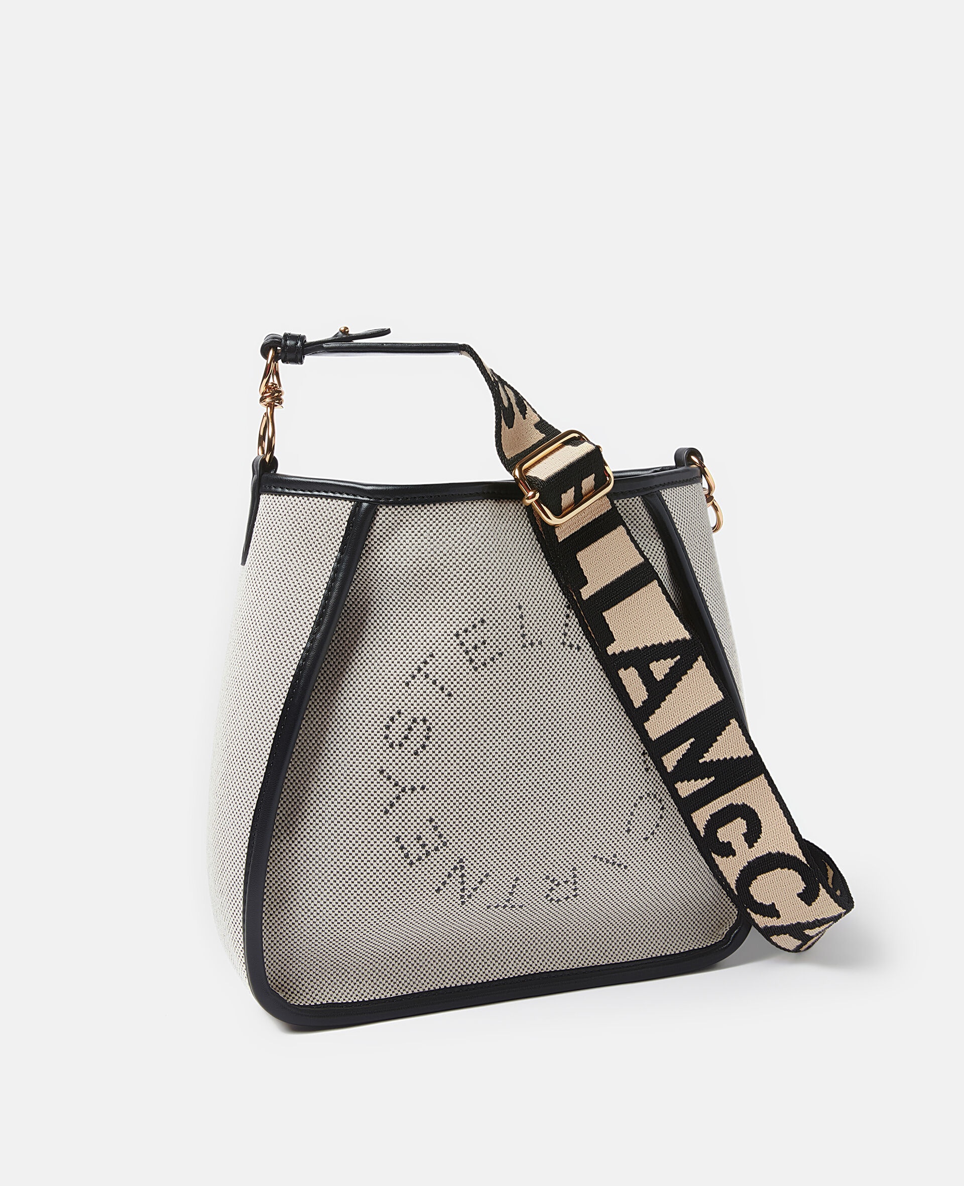 Stella Logo Cotton Canvas Shoulder Bag - 3
