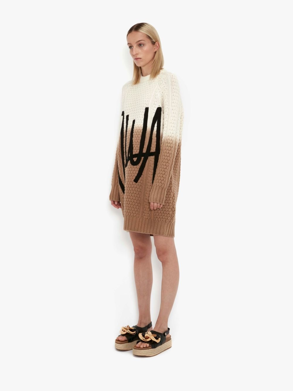 JWA CABLE CREWNECK MINI DRESS - 3