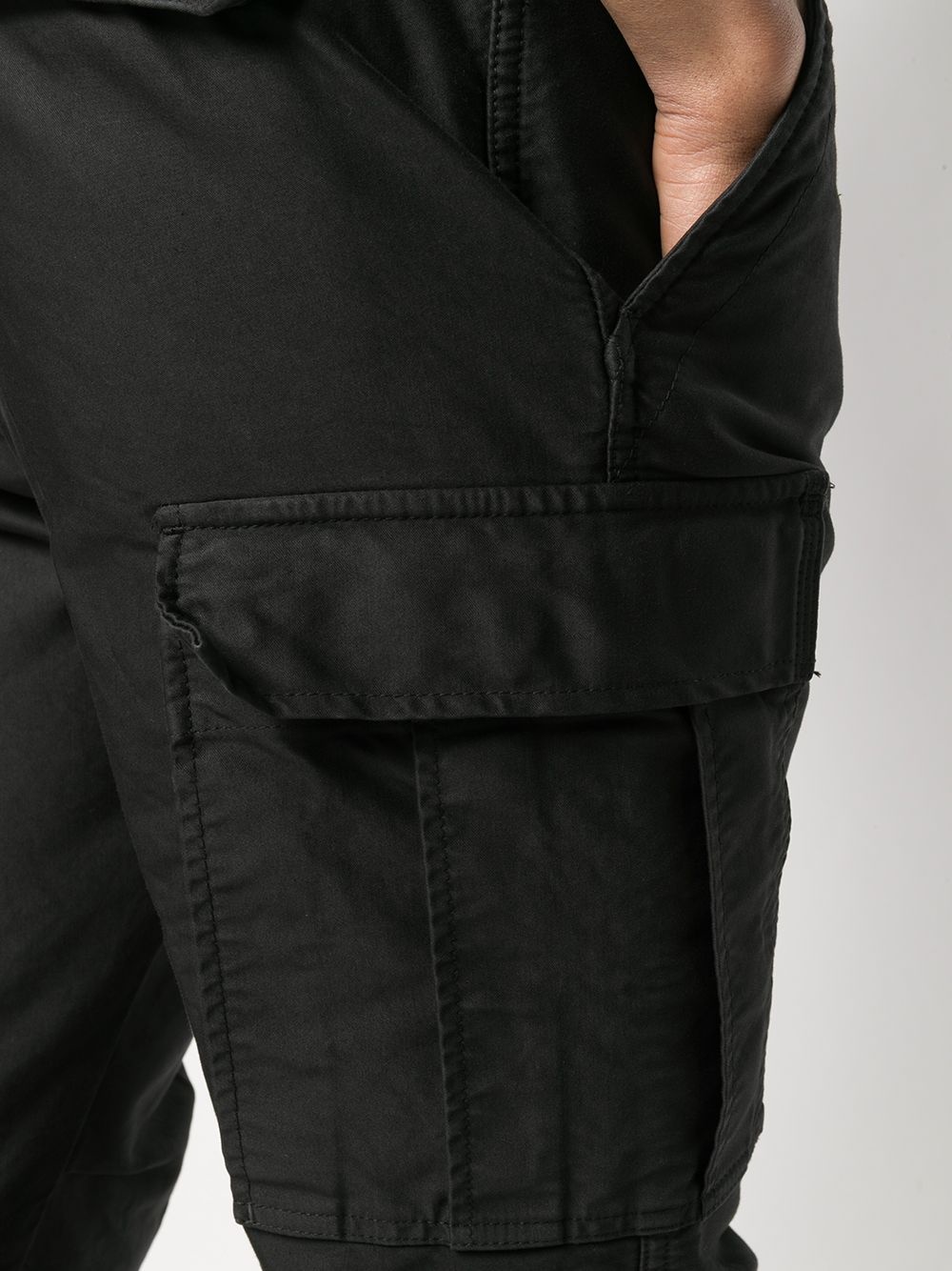 straight leg cargo trousers - 5