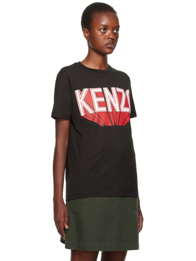 Black Kenzo Paris Kenzo 3D T-Shirt 2