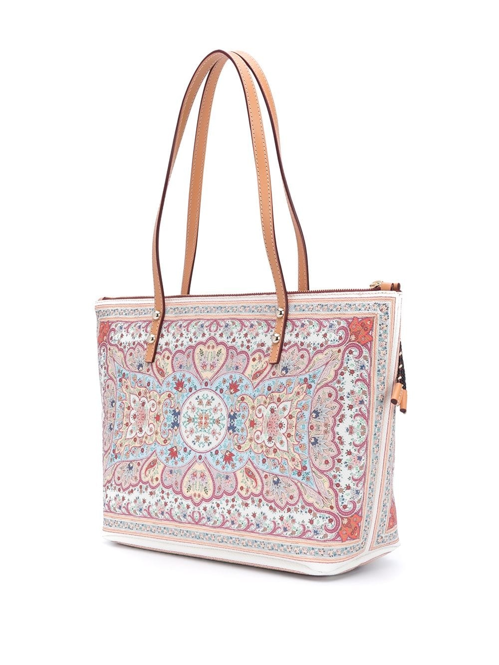 floral print tote bag - 3