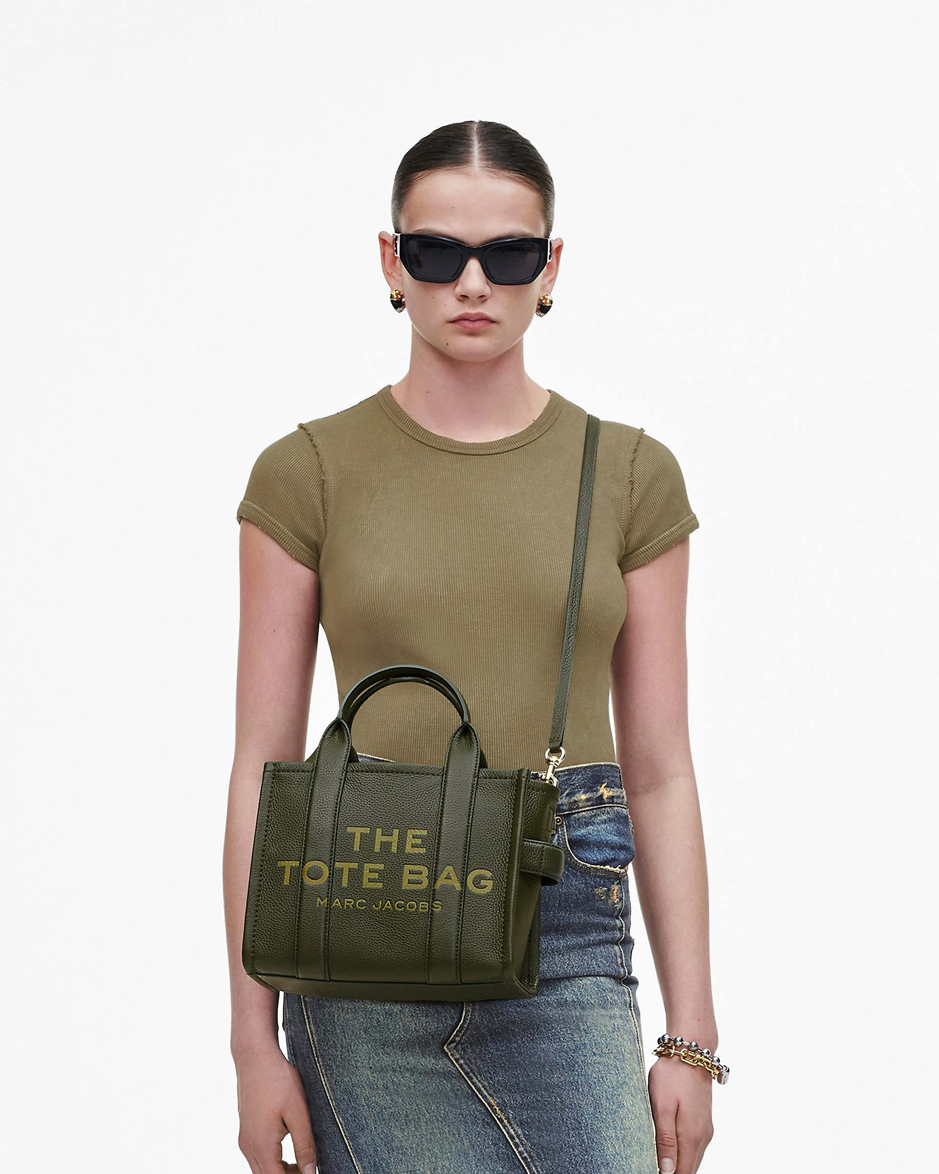THE LEATHER SMALL TOTE BAG - 2