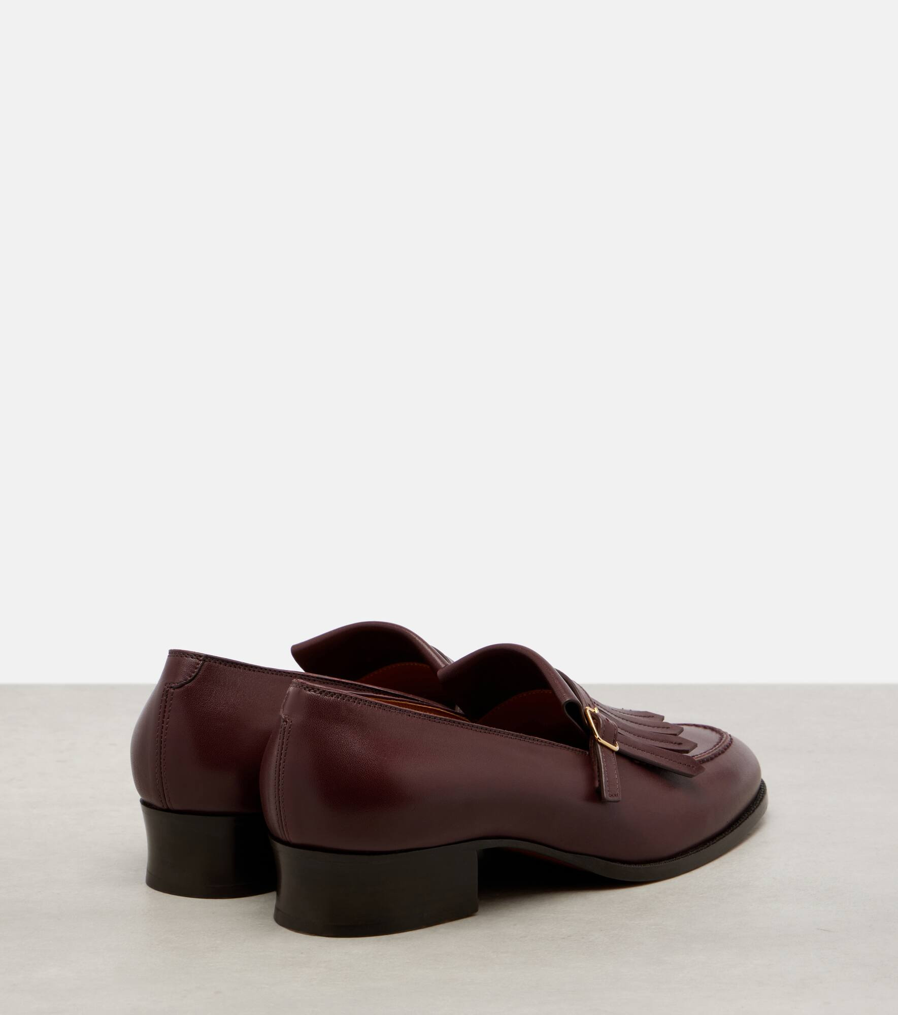Pennan fringed leather loafers - 2