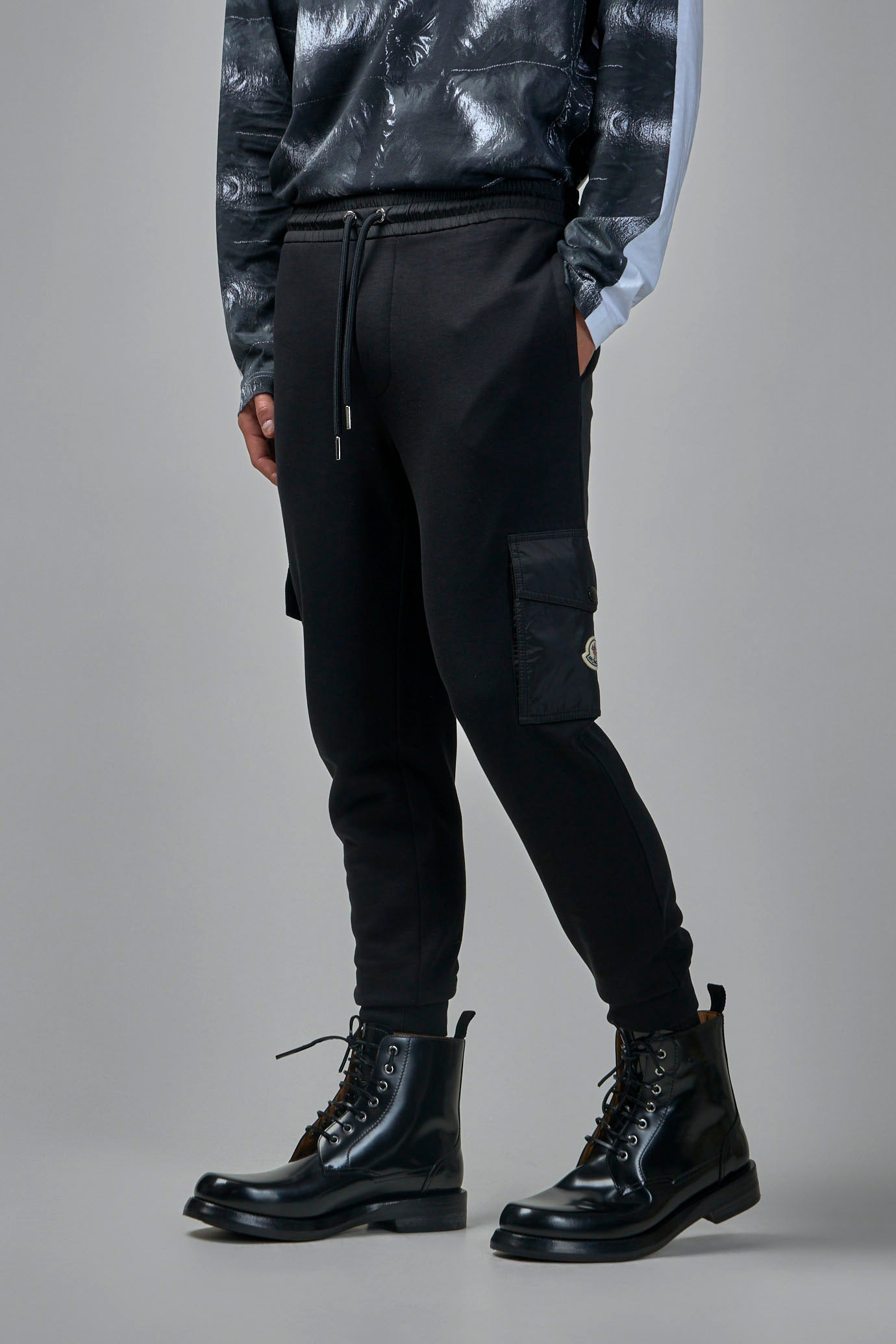 Cotton Blend Track Pants - 3