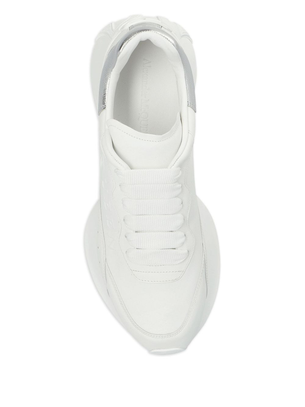 Sprint Runner metallic-panel leather sneakers - 3