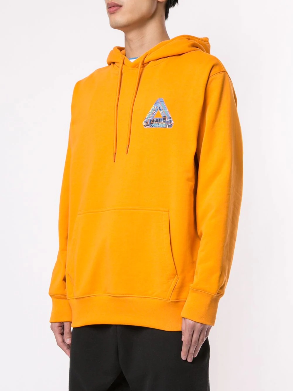 logo print hoodie - 3