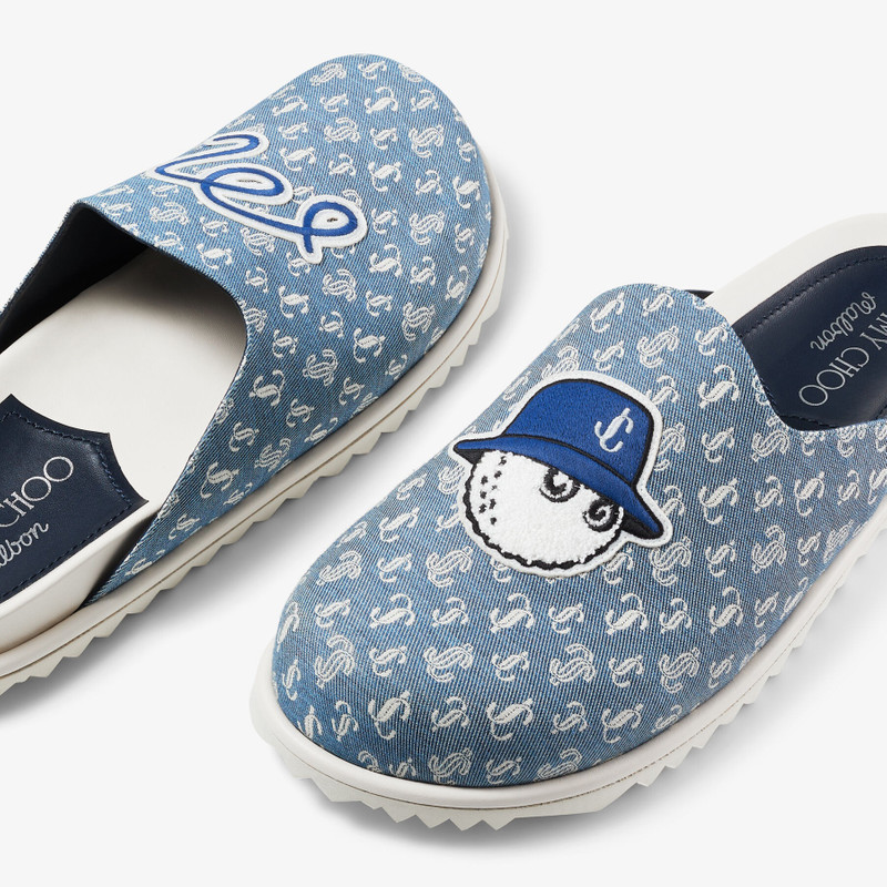 Jimmy Choo / Malbon Mule/M
Denim Monogram Mules 3