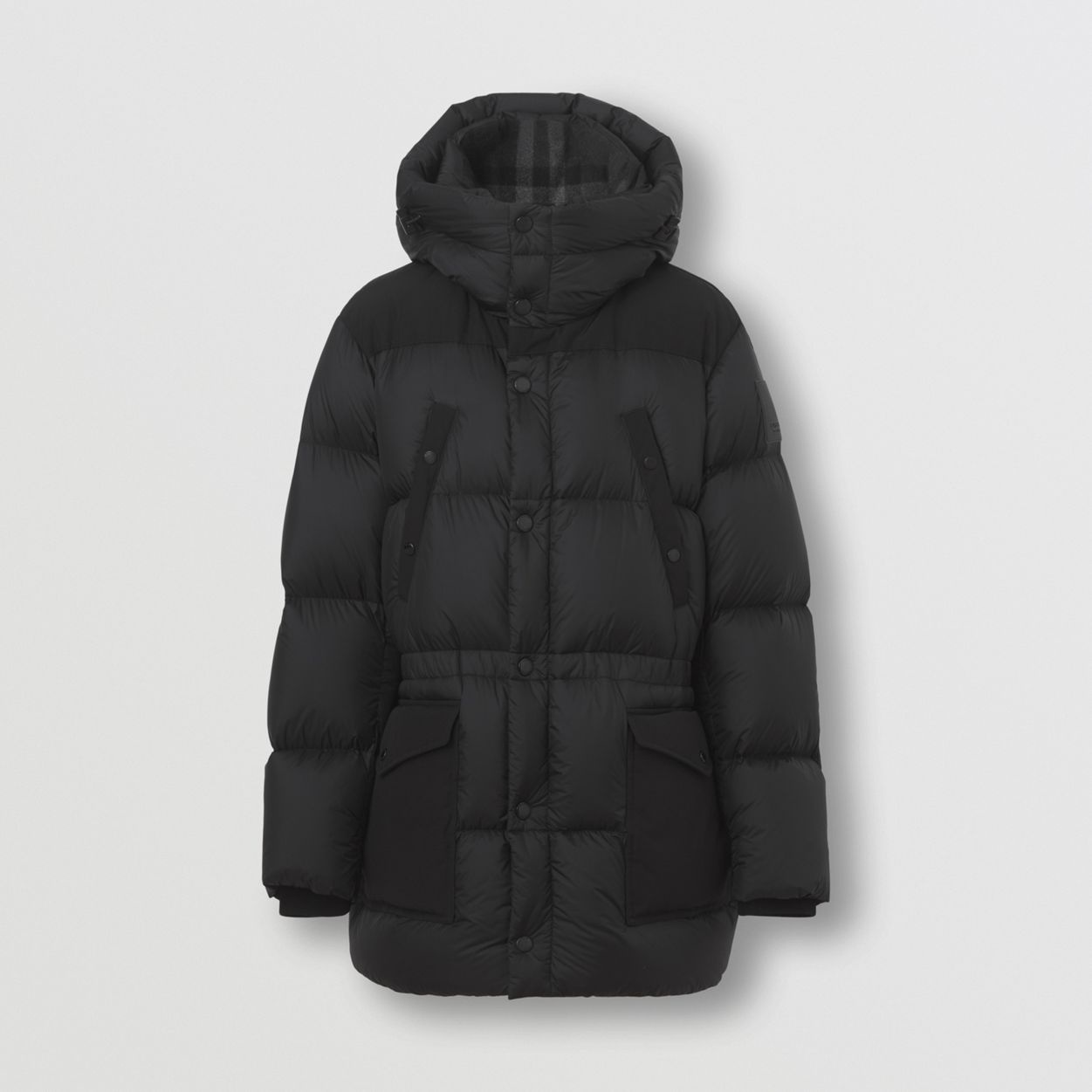 Logo Appliqué Nylon Puffer Coat - 4