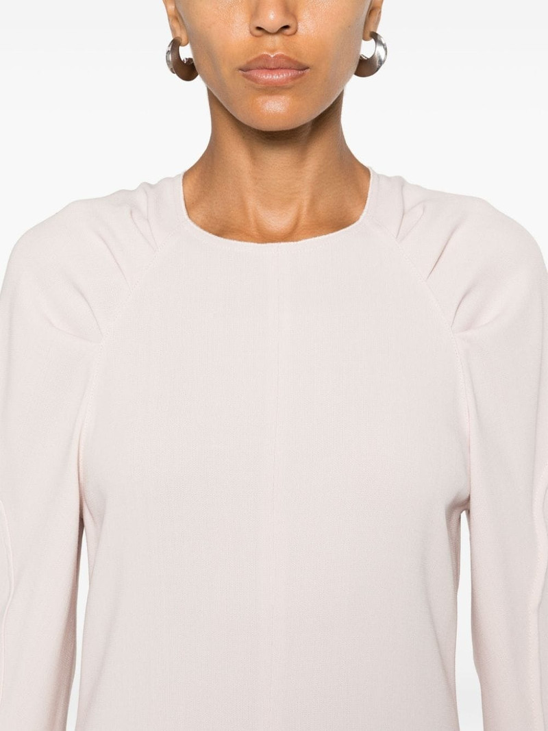 crepe midi dress 5