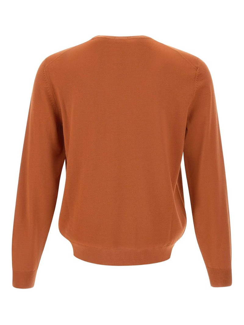 BOSS crew neck embroidered sweater outlook