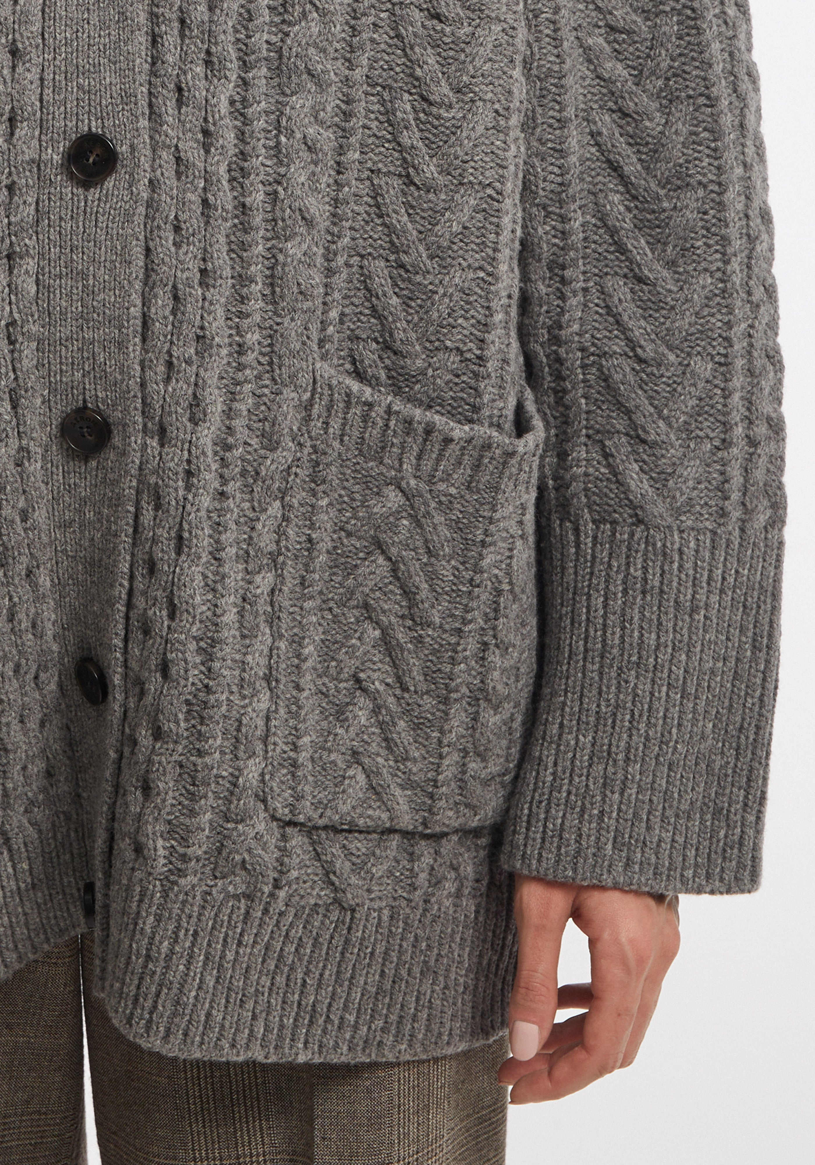 SIERRA
Cable-knit merino cardigan - 4
