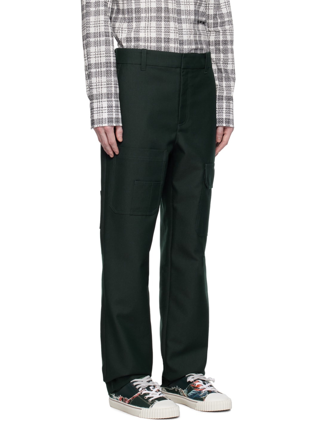 Green Carpenter Trousers - 2