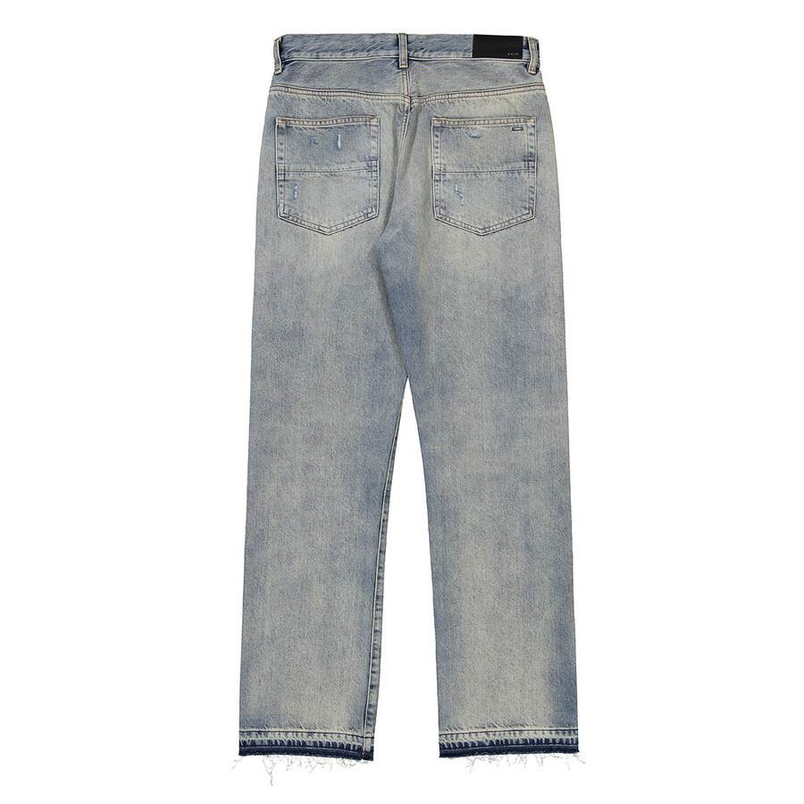 Amiri Men's Antique Indigo Released Hem Straight Jeans - 2