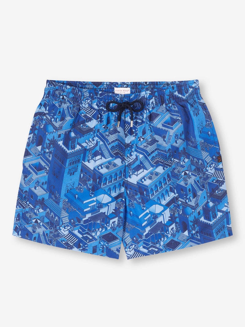 Men's Short Swim Shorts Maui 60 Blue - 1