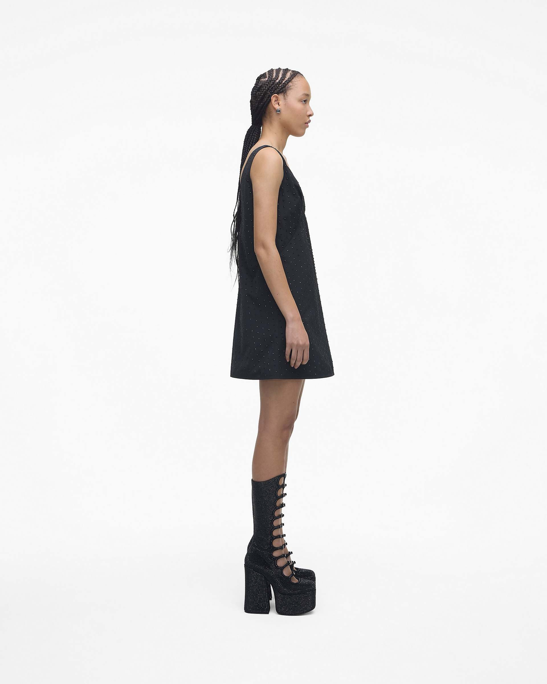 THE RHINESTONE KIKI KNEE-HIGH BOOT - 4